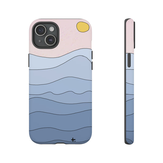 "shades of blue" phone case