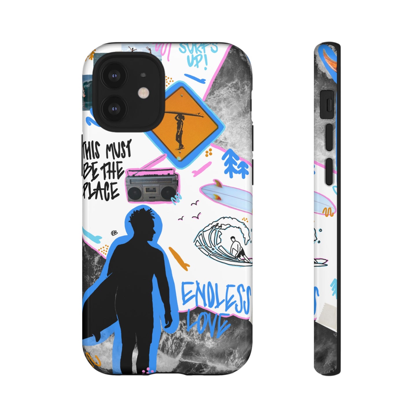 "surf's up" phone case