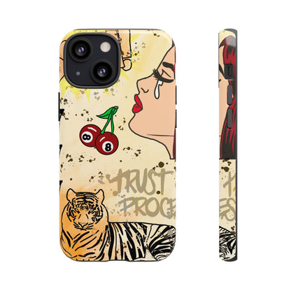 "trust the process" phone case