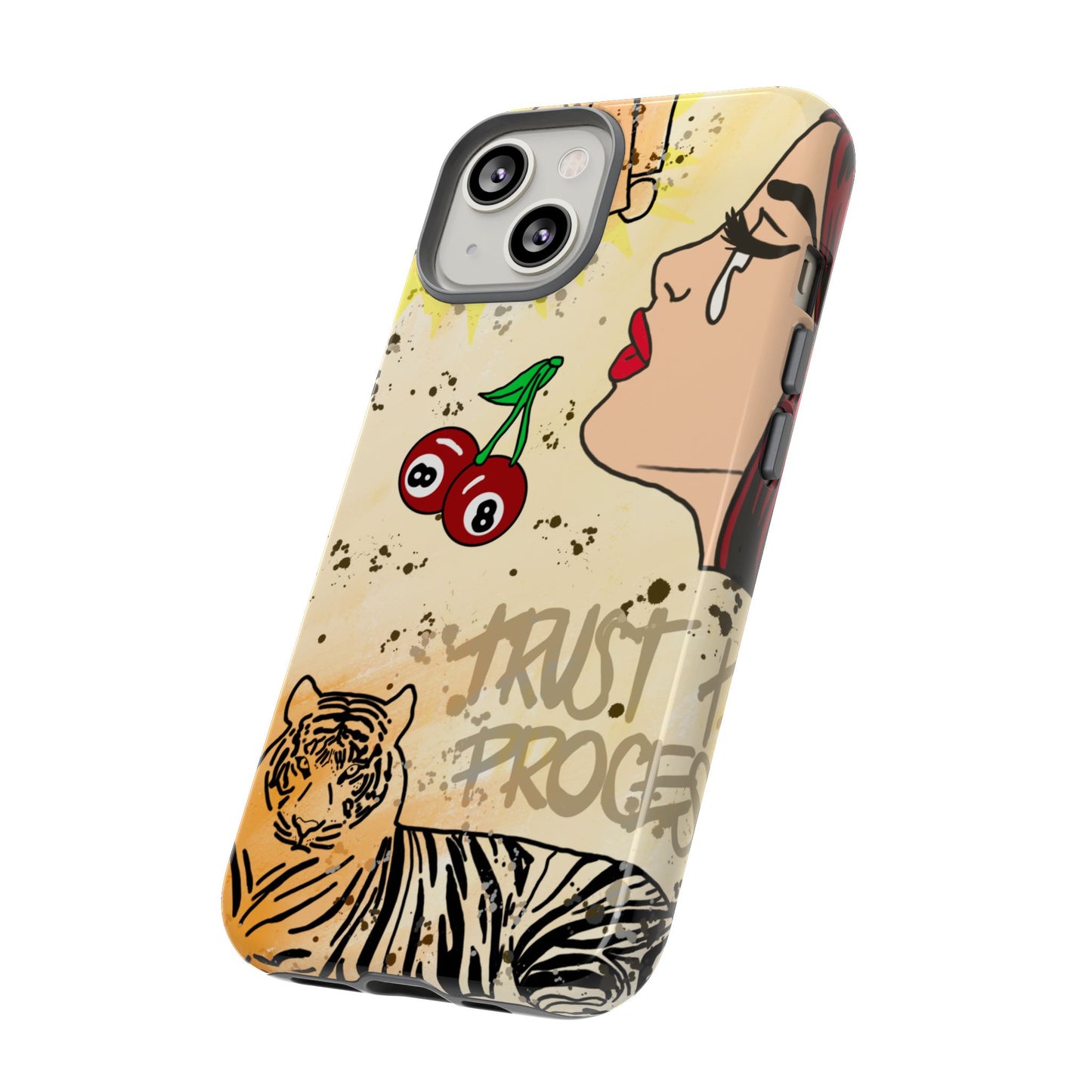 "trust the process" phone case