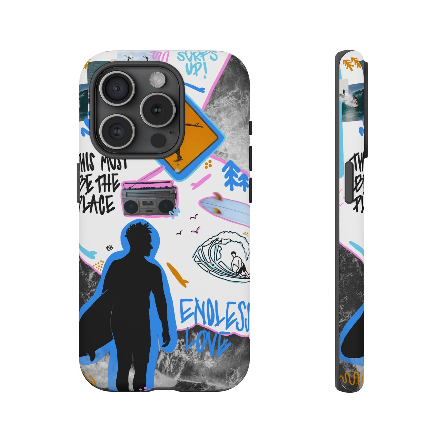 "surf's up" phone case