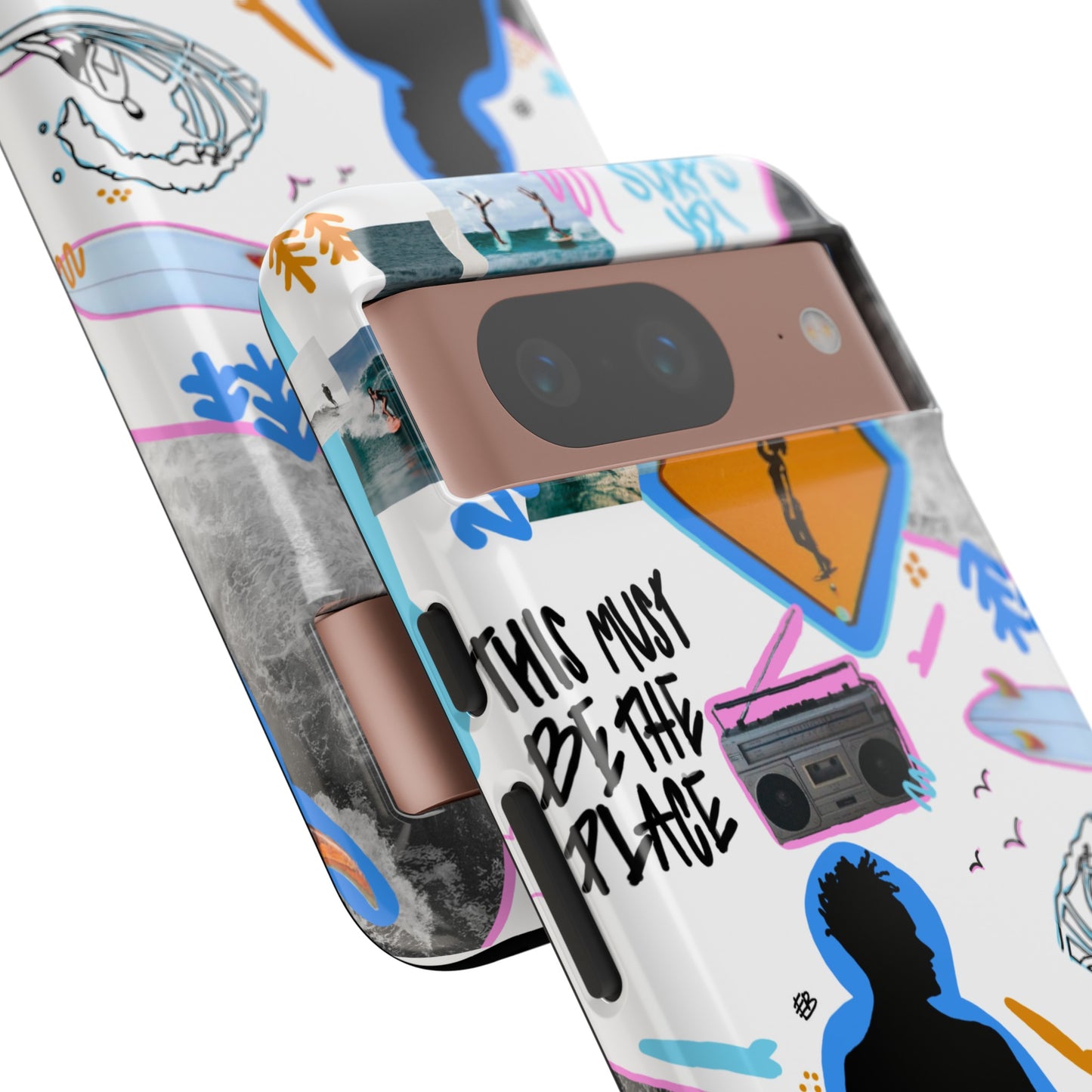 "surf's up" phone case