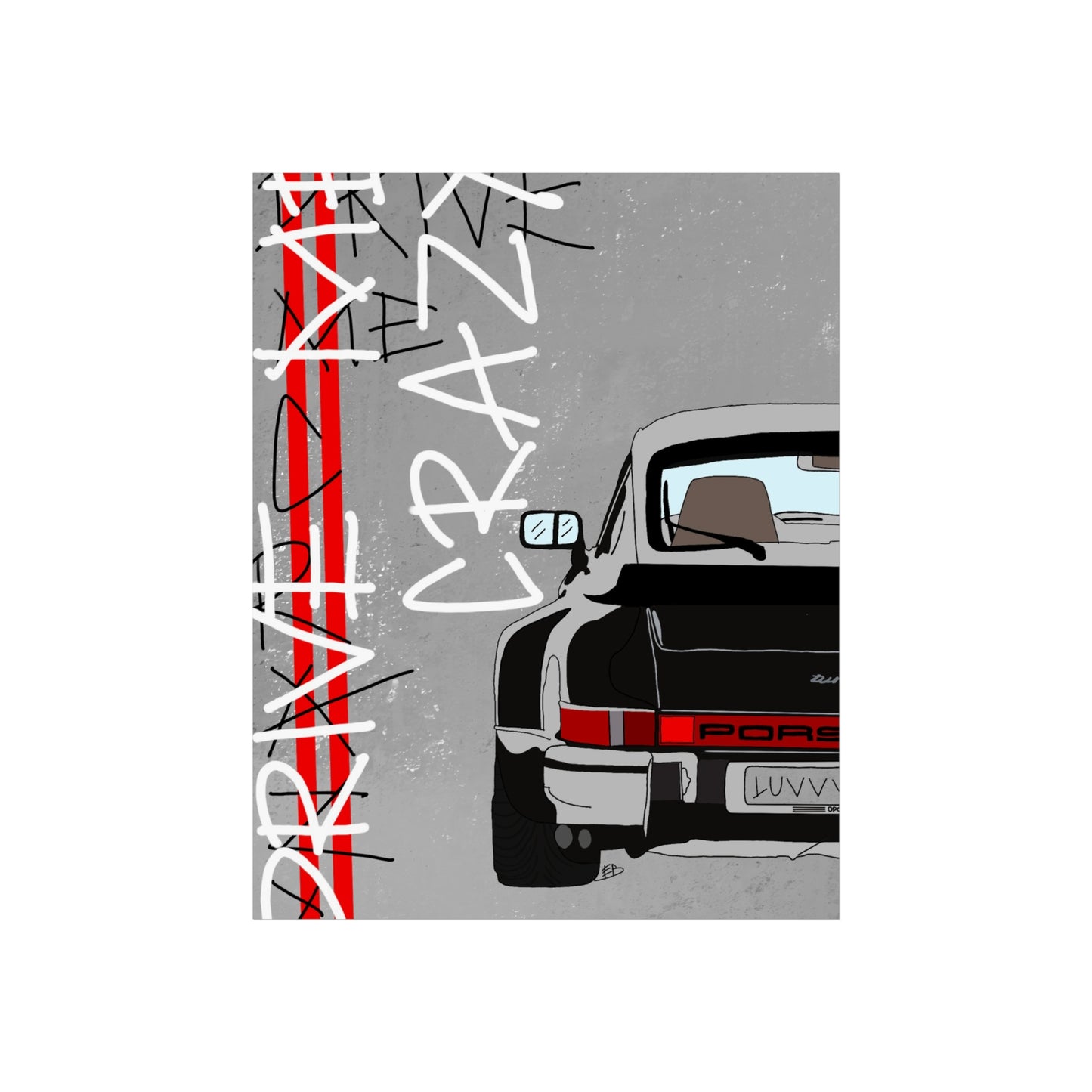 "drive me crazy" print