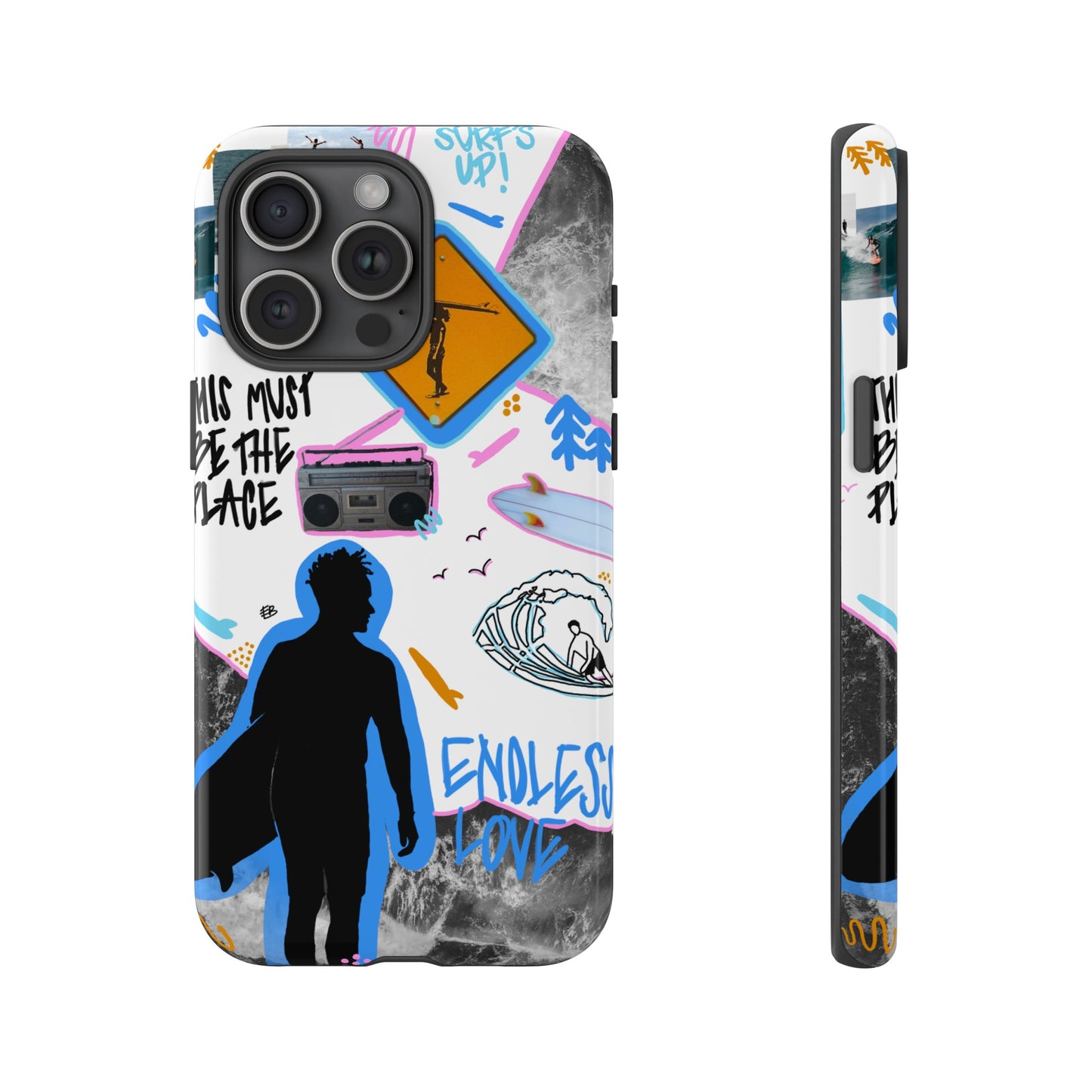 "surf's up" phone case