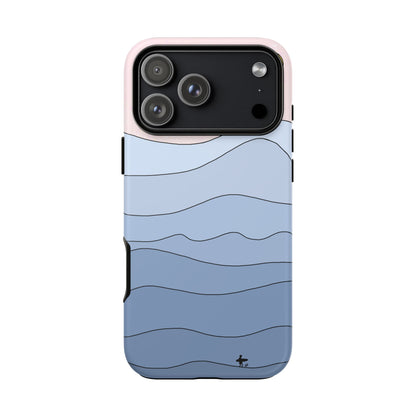 "shades of blue" phone case