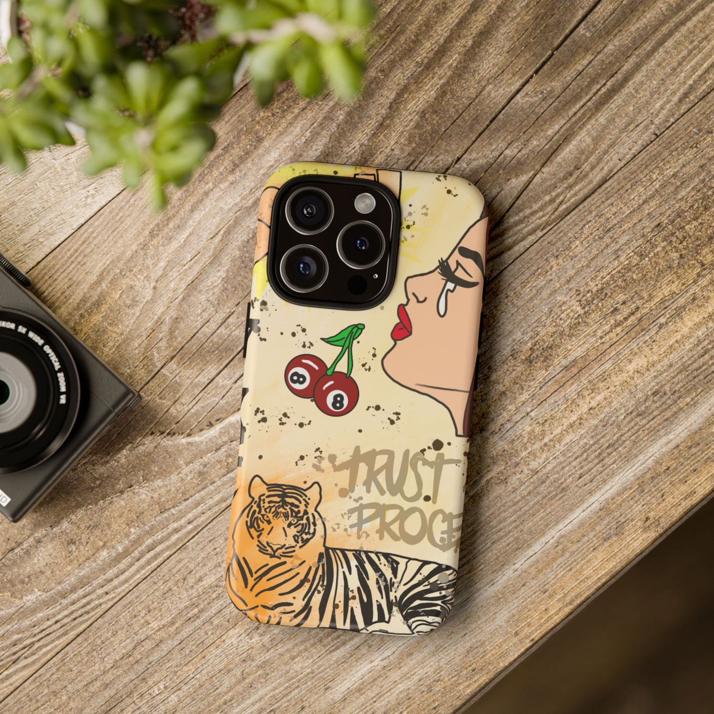 "trust the process" phone case