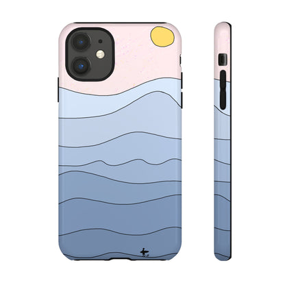 "shades of blue" phone case