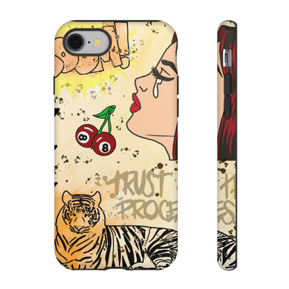 "trust the process" phone case