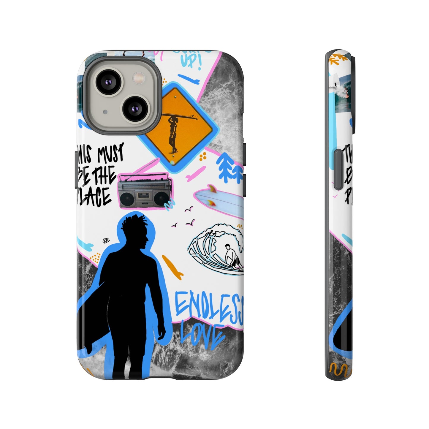 "surf's up" phone case