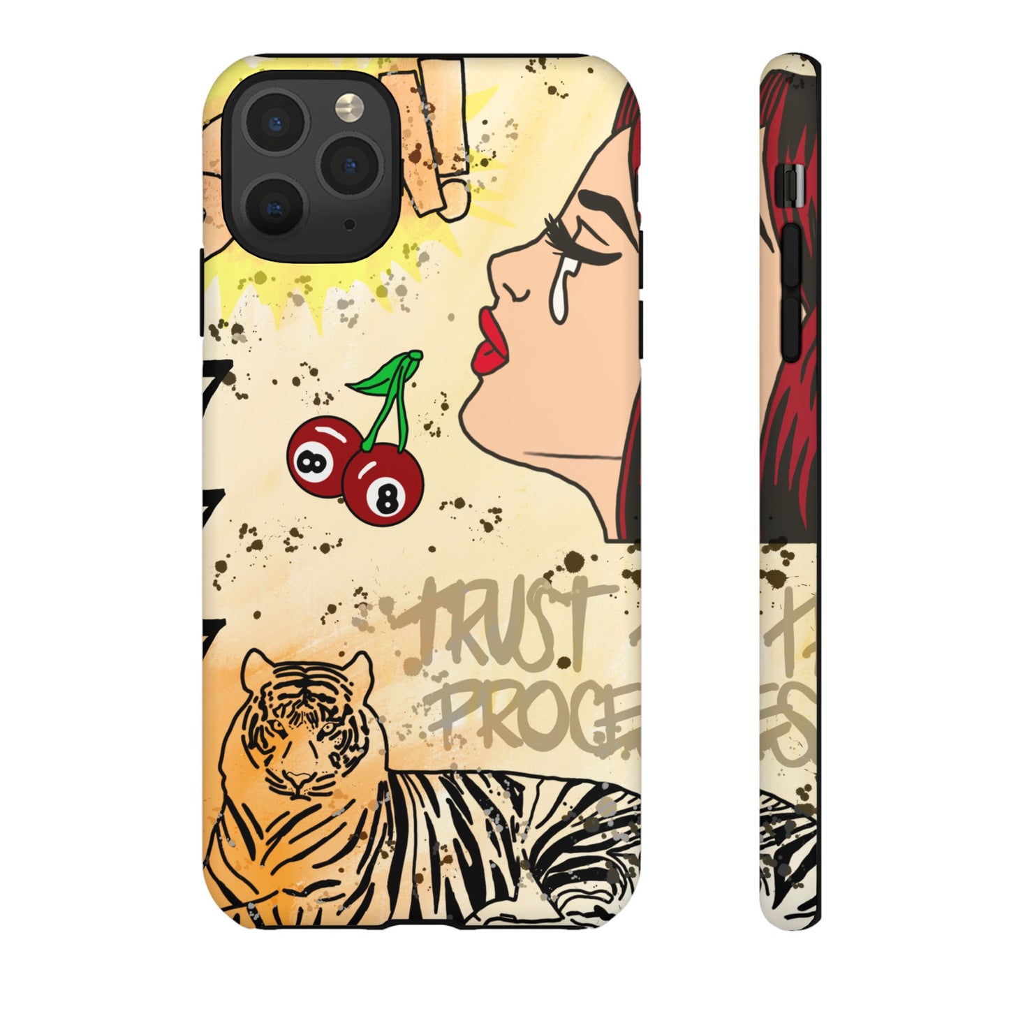 "trust the process" phone case