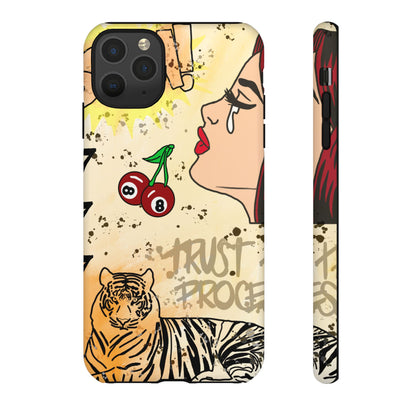 "trust the process" phone case