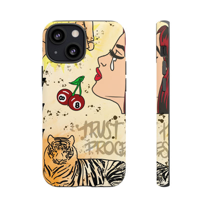 "trust the process" phone case