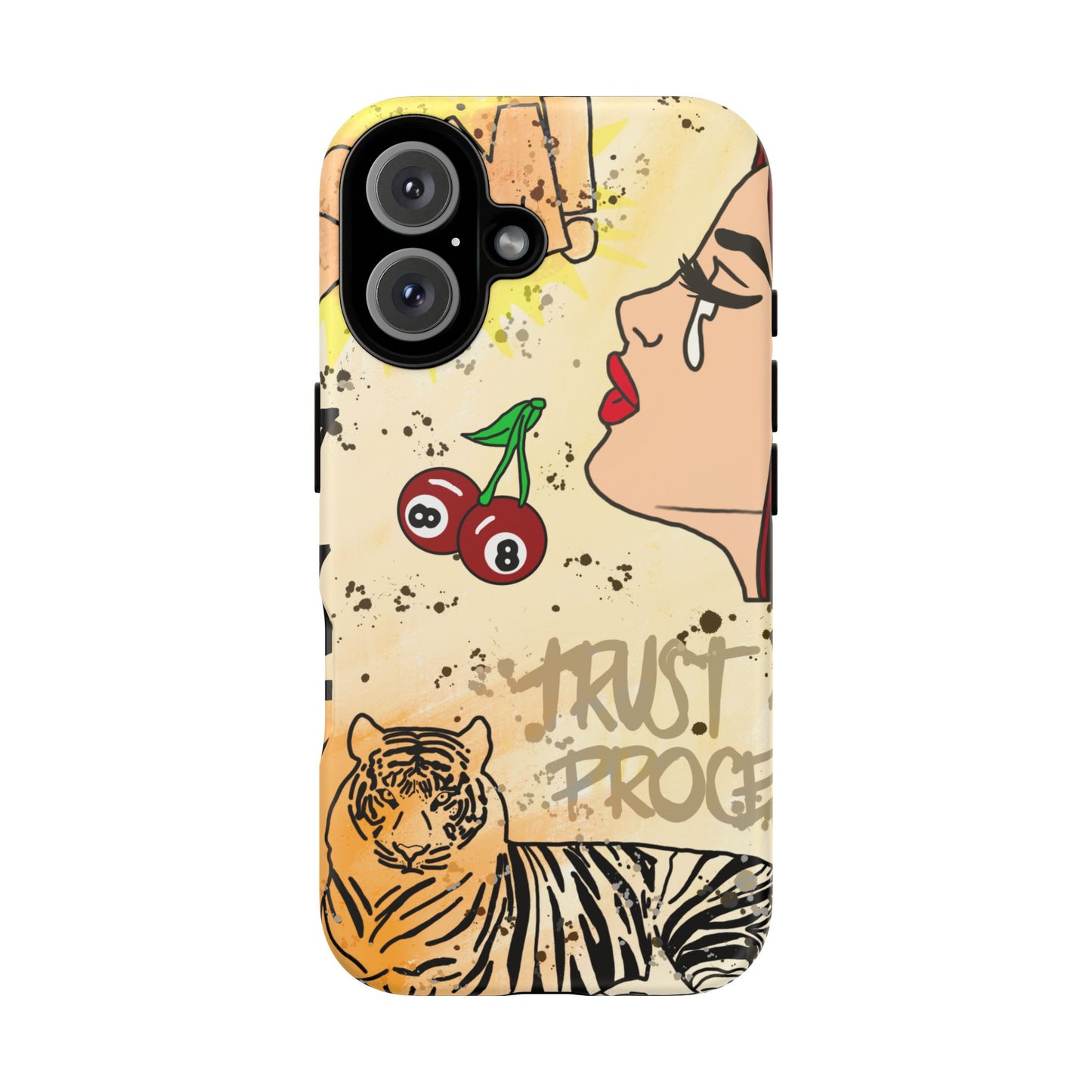 "trust the process" phone case