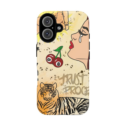 "trust the process" phone case