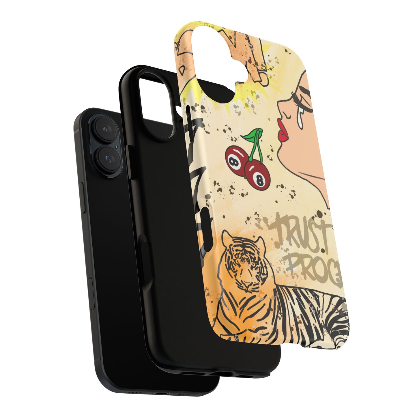 "trust the process" phone case