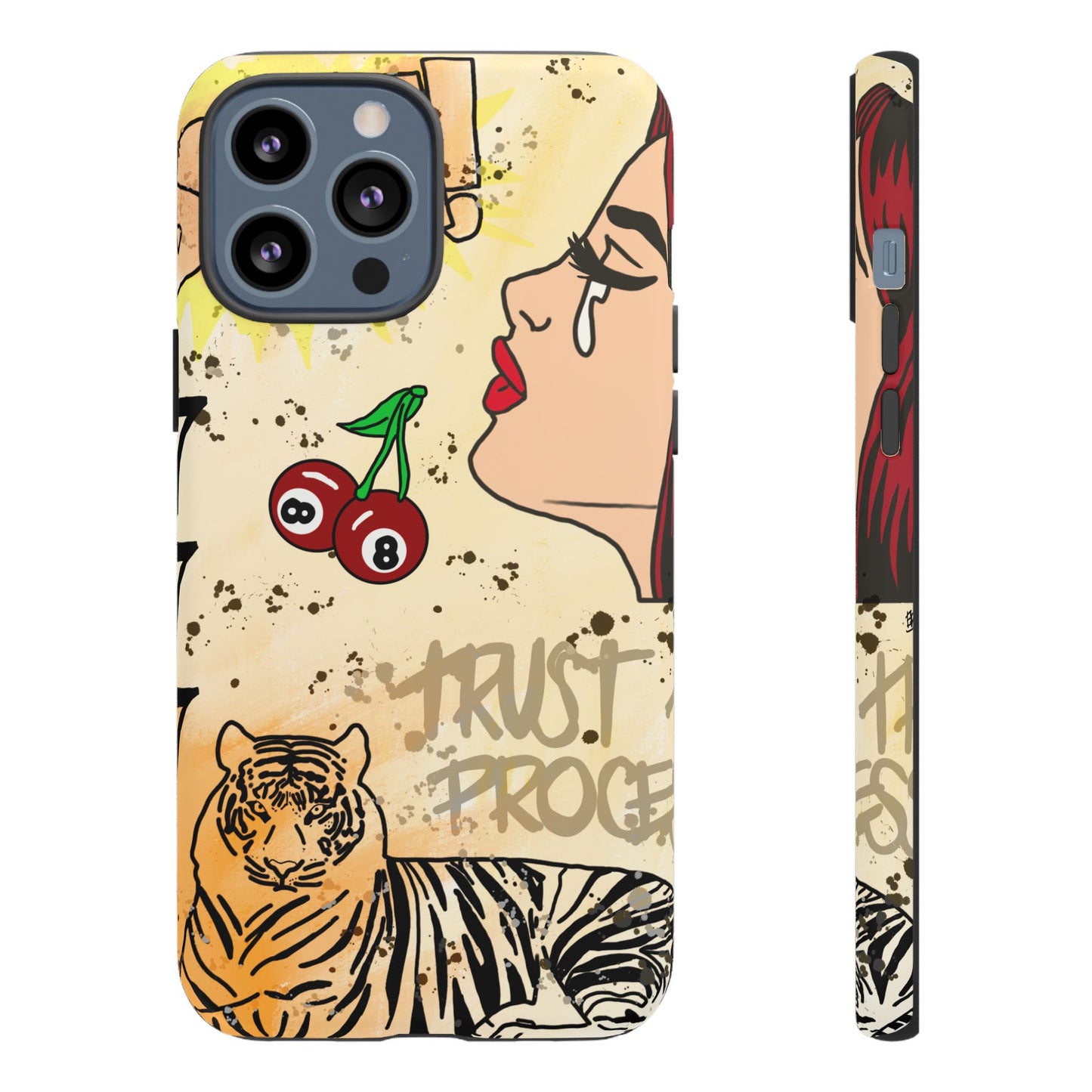 "trust the process" phone case