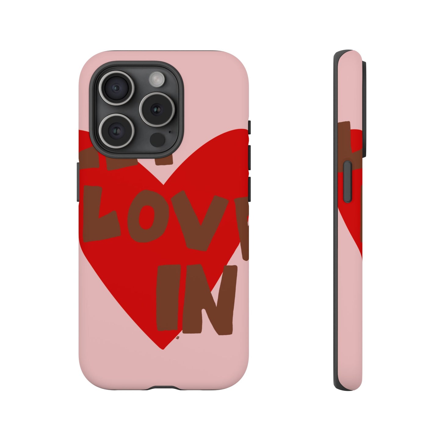 "let love in" phone case