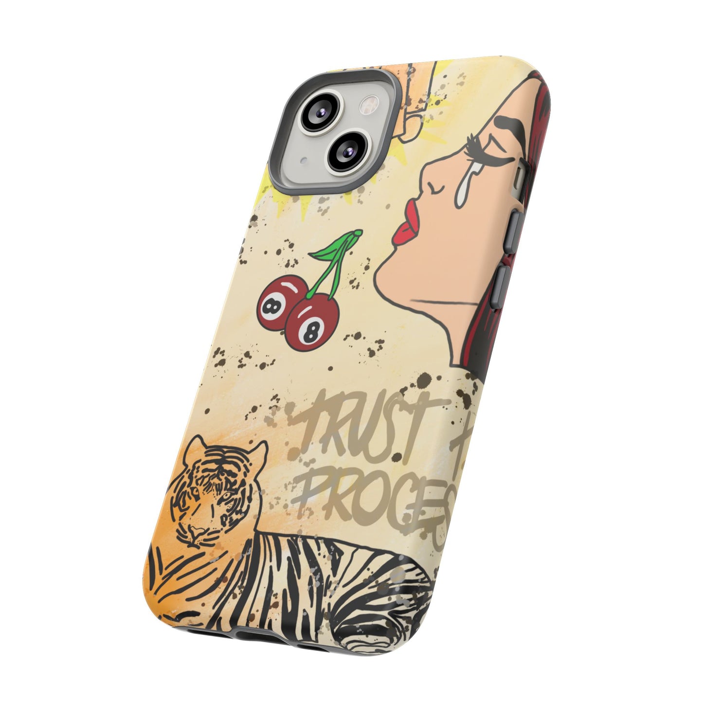 "trust the process" phone case