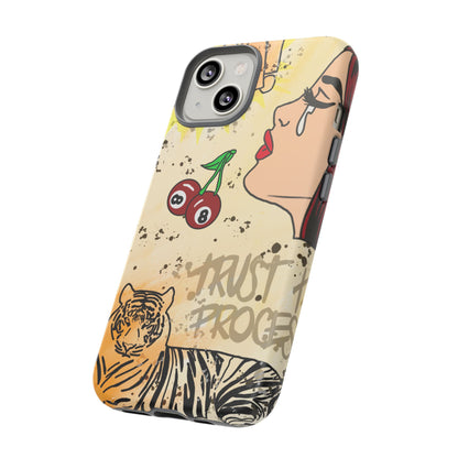 "trust the process" phone case