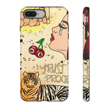 "trust the process" phone case