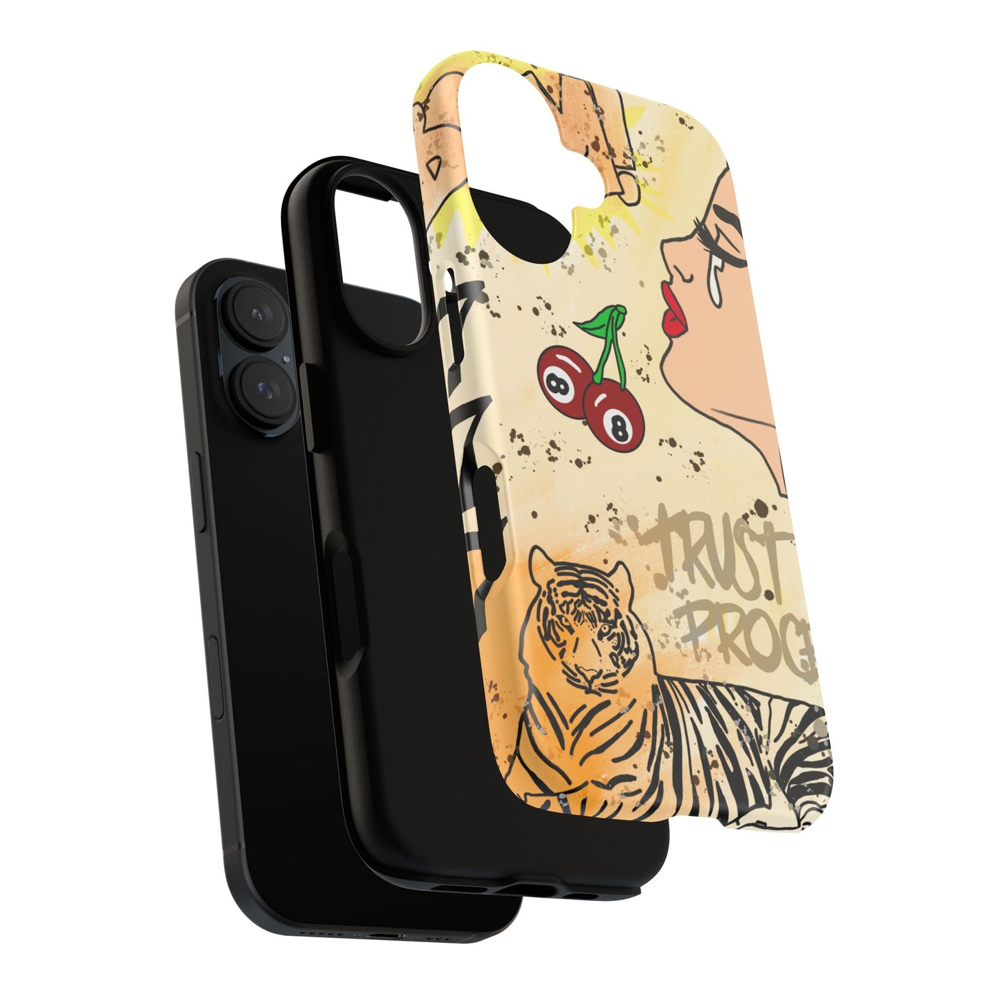 "trust the process" phone case