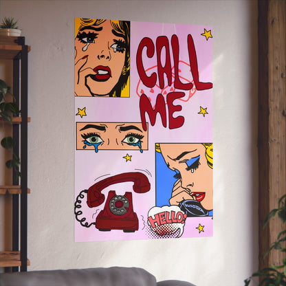 "call me" print