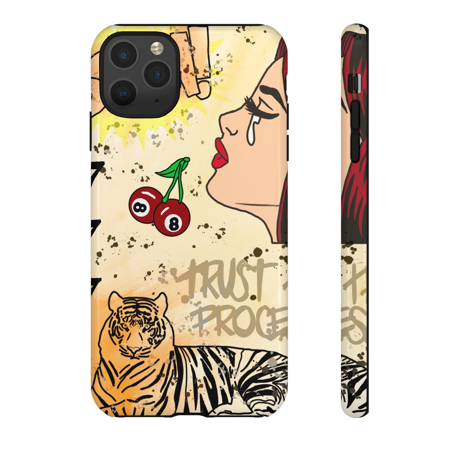 "trust the process" phone case