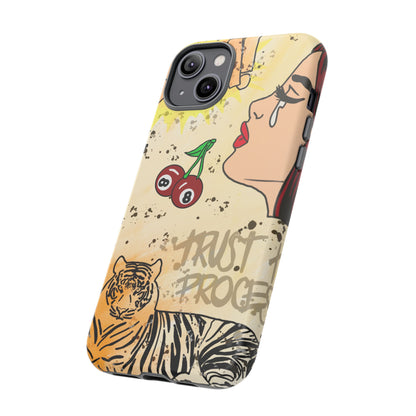 "trust the process" phone case