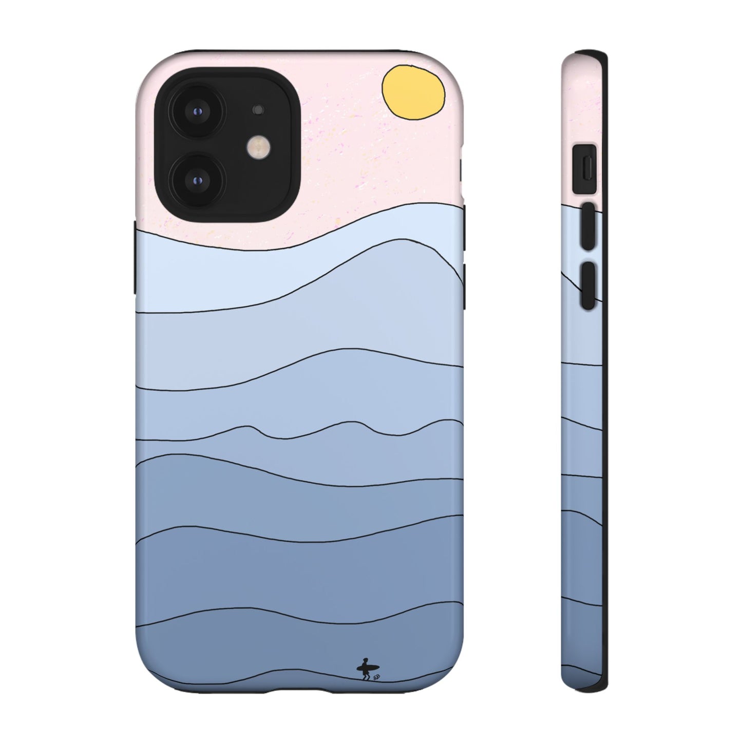 "shades of blue" phone case
