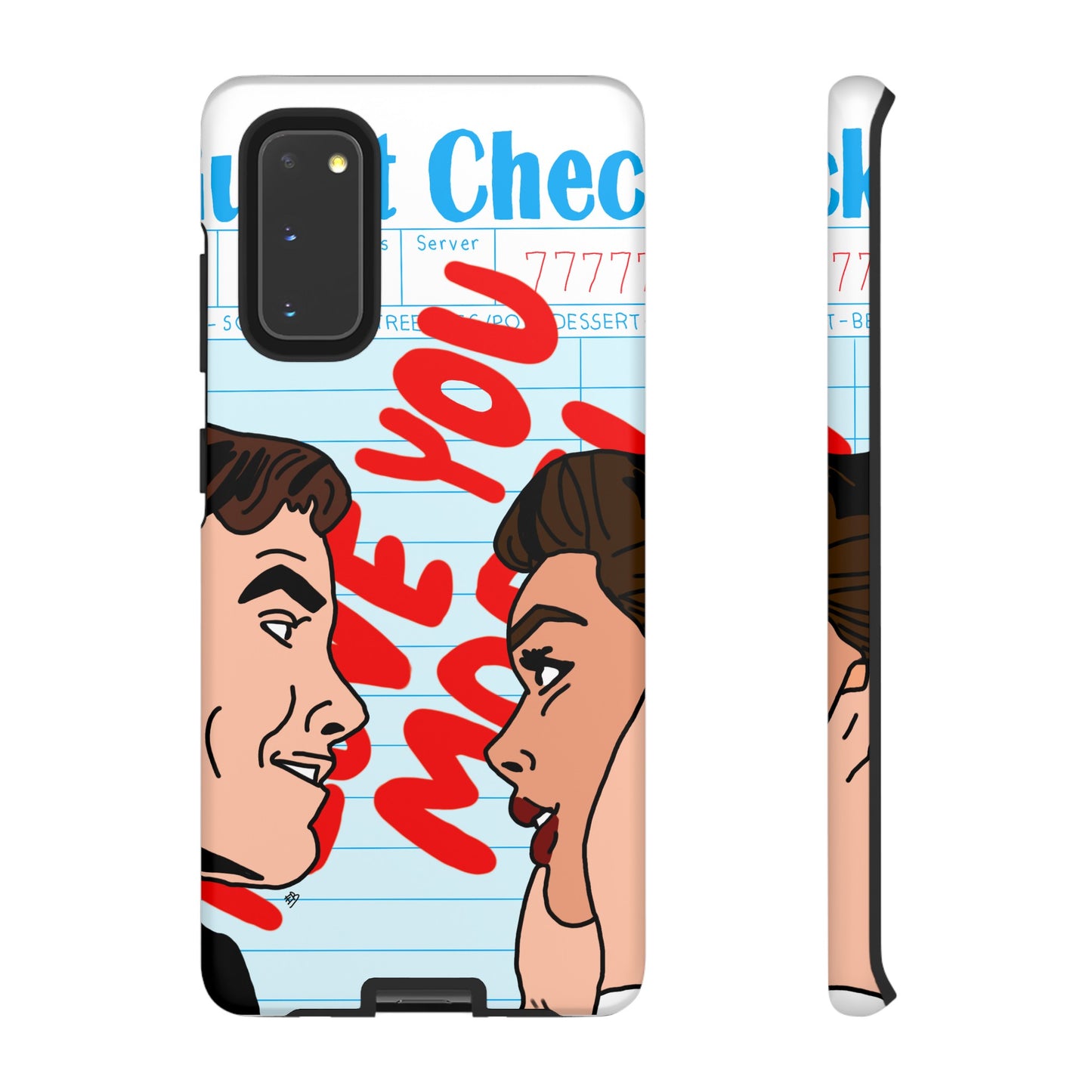 "i love you more" phone case