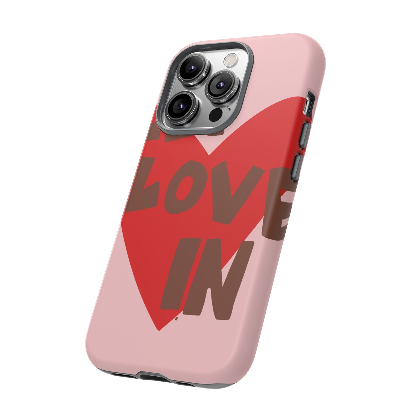 "let love in" phone case