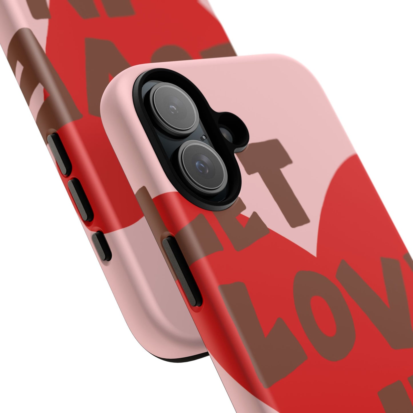 "let love in" phone case