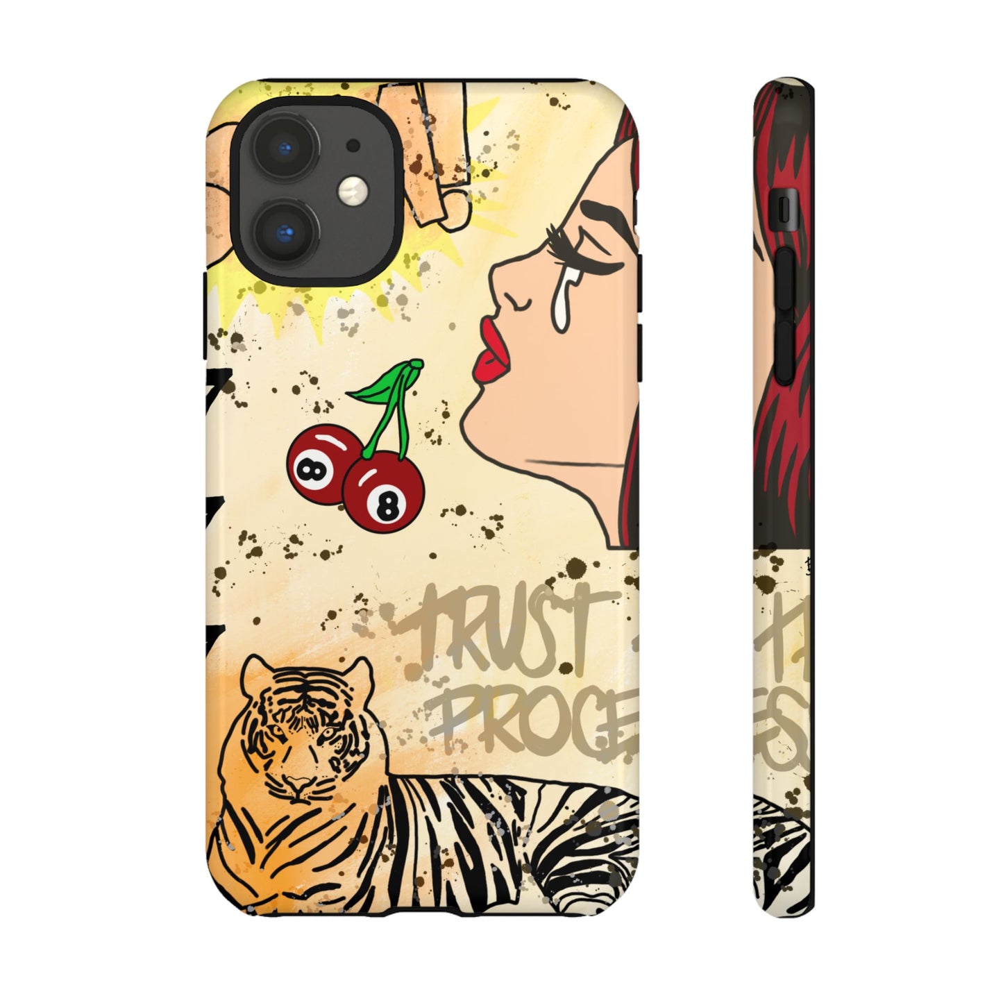 "trust the process" phone case