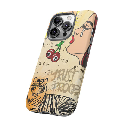 "trust the process" phone case
