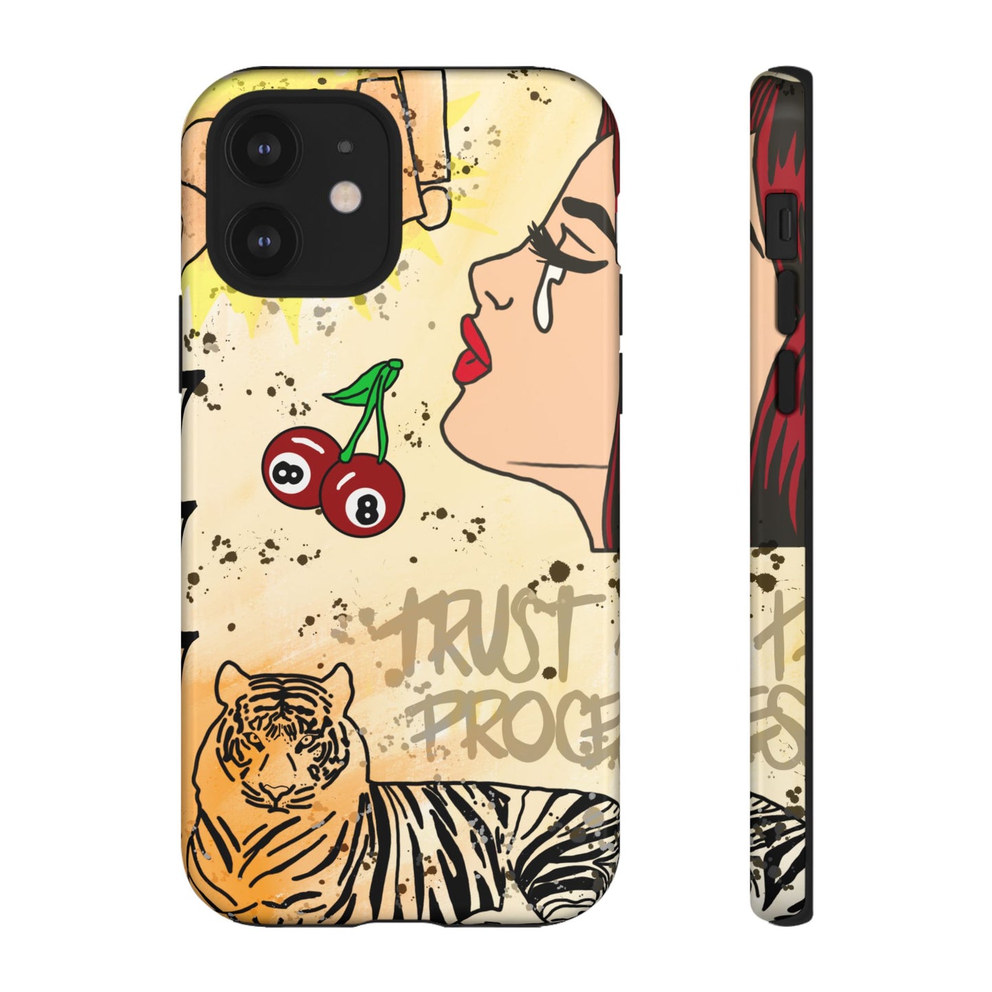 "trust the process" phone case