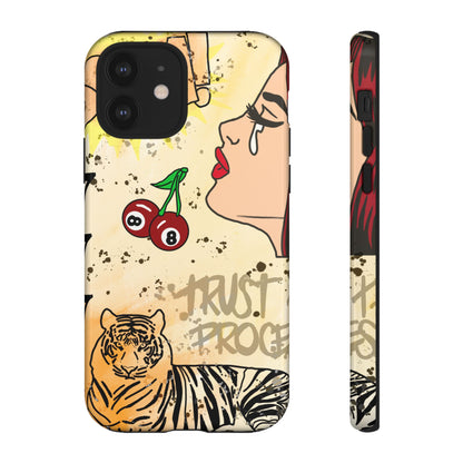 "trust the process" phone case