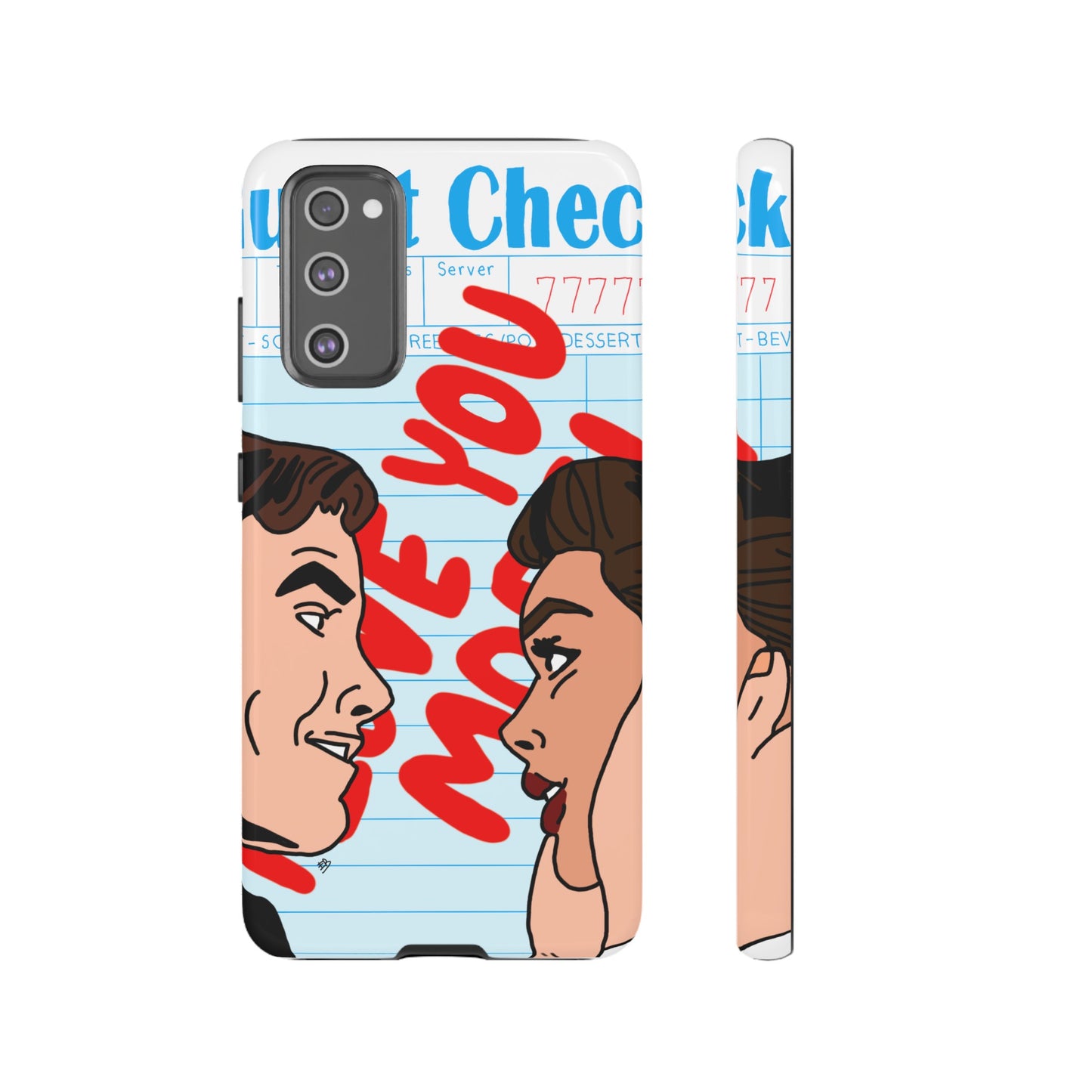 "i love you more" phone case