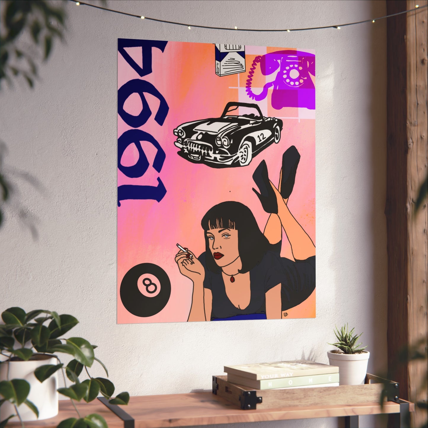 "pulp fiction" print