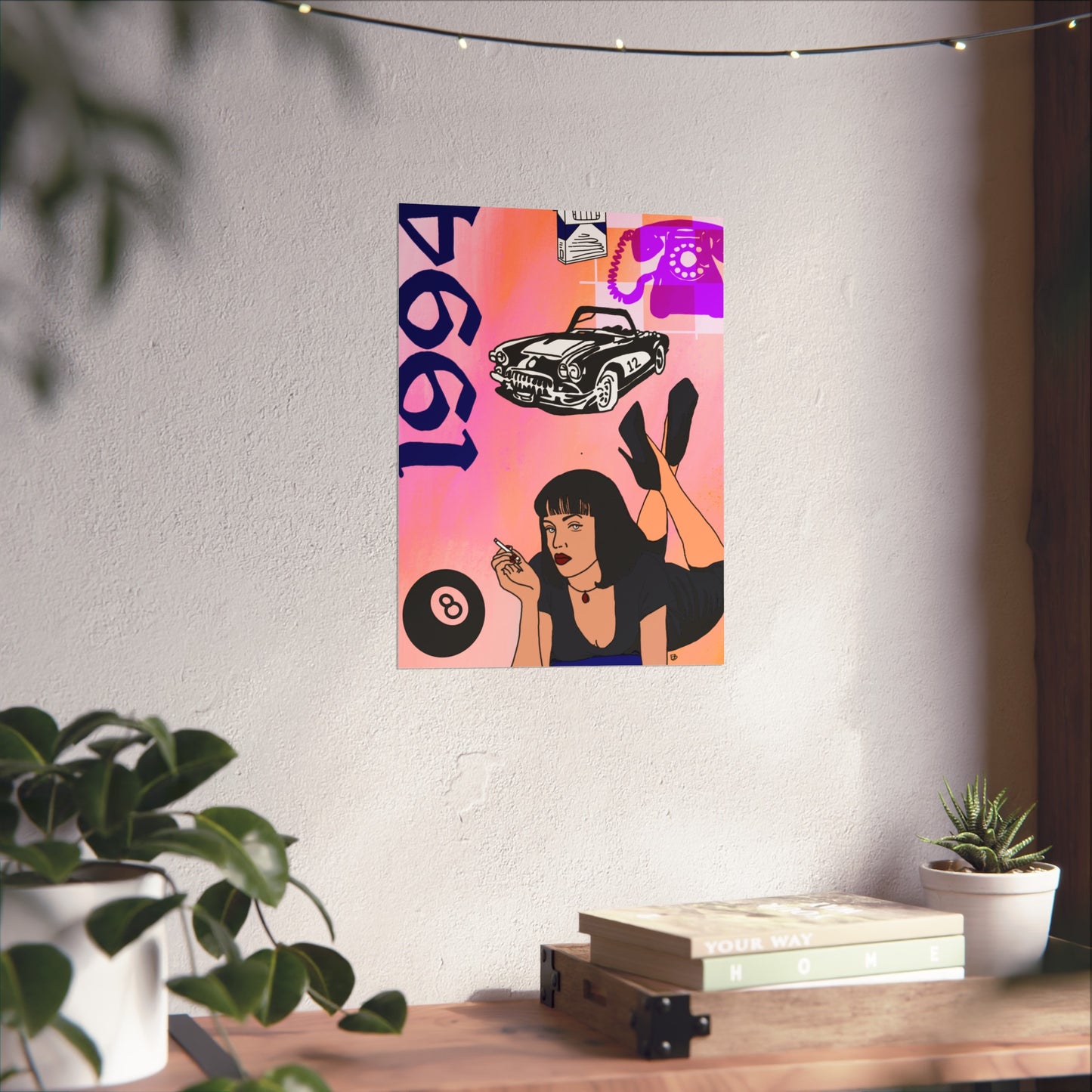 "pulp fiction" print