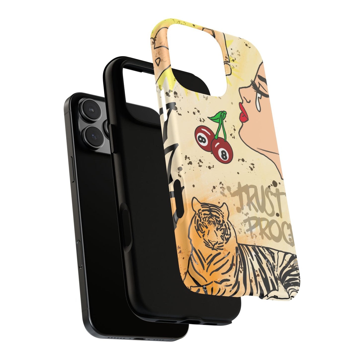 "trust the process" phone case