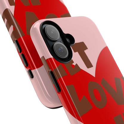 "let love in" phone case