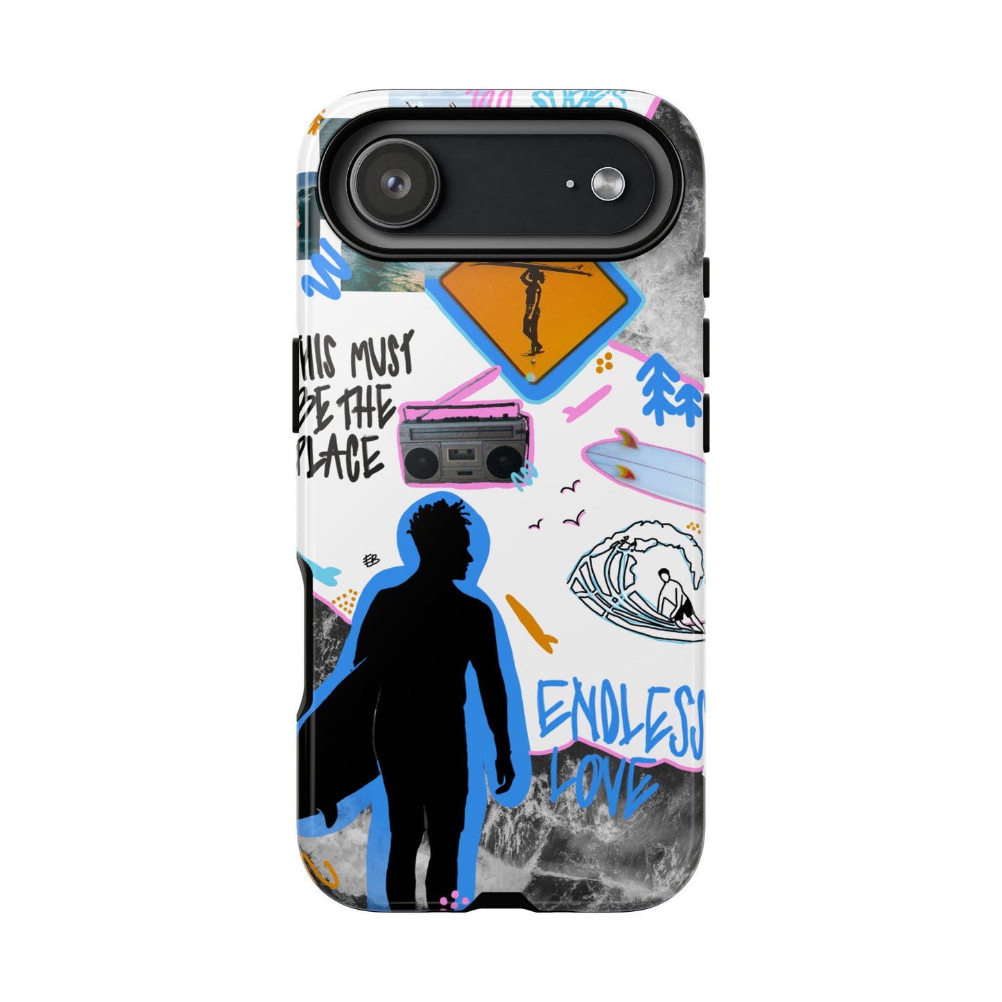 "surf's up" phone case