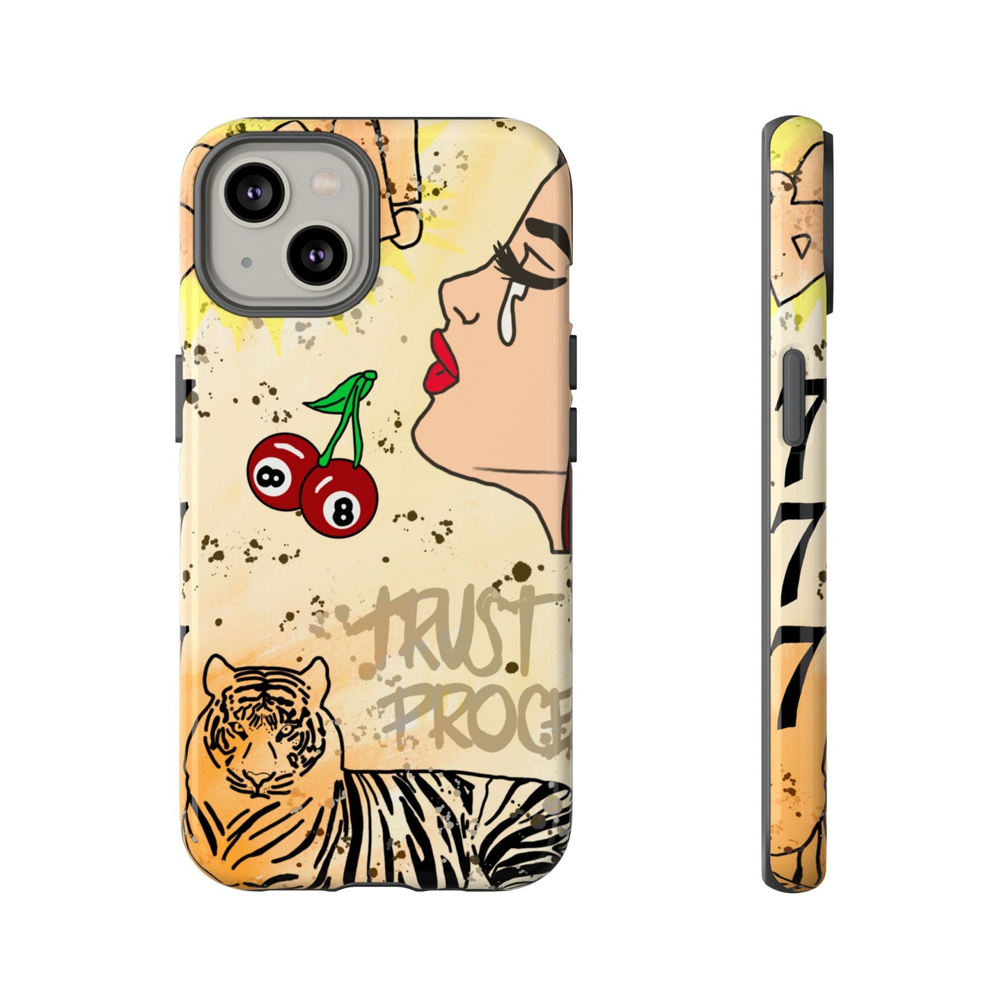 "trust the process" phone case