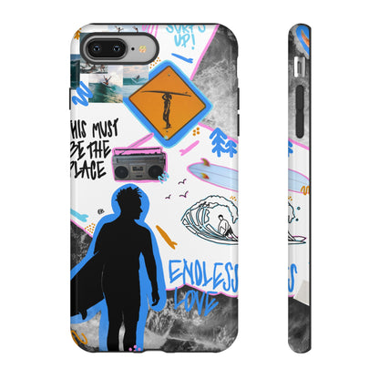 "surf's up" phone case