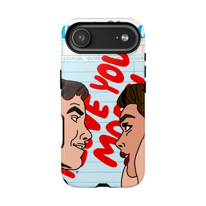 "i love you more" phone case
