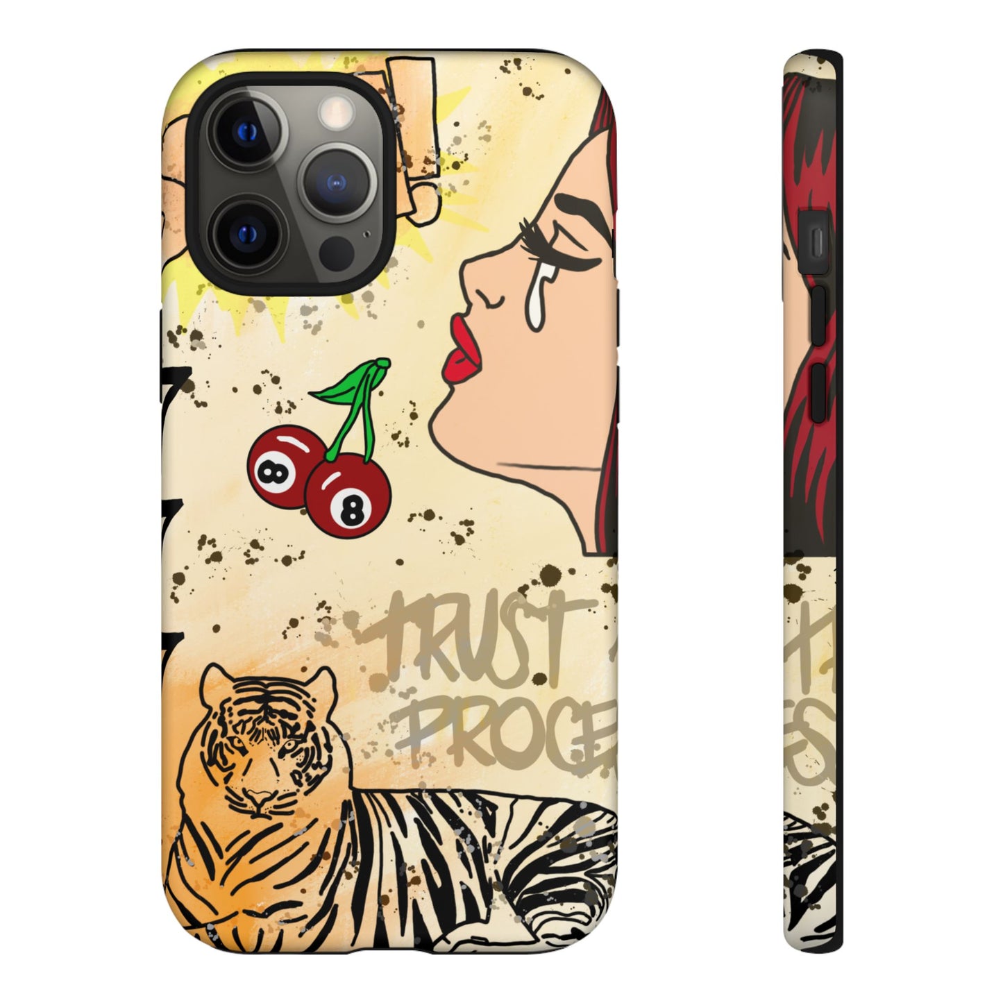 "trust the process" phone case