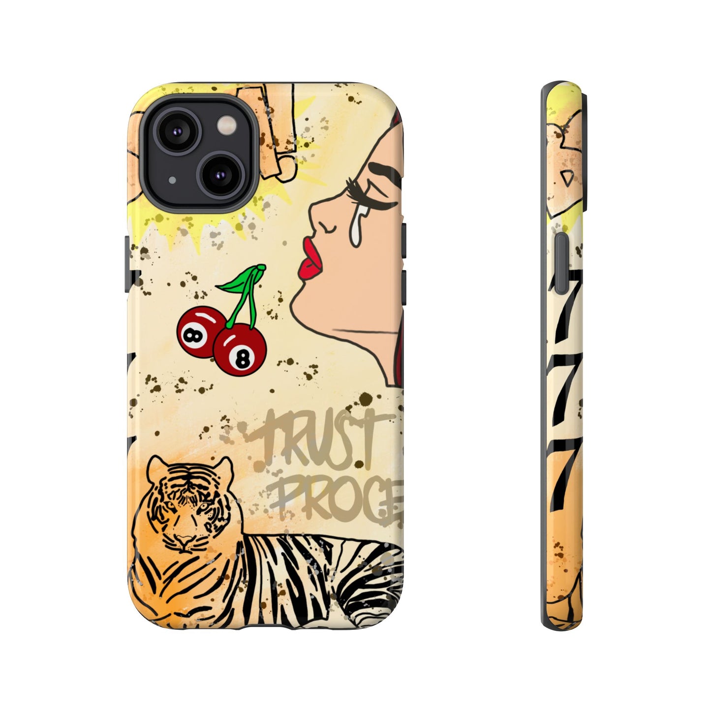 "trust the process" phone case