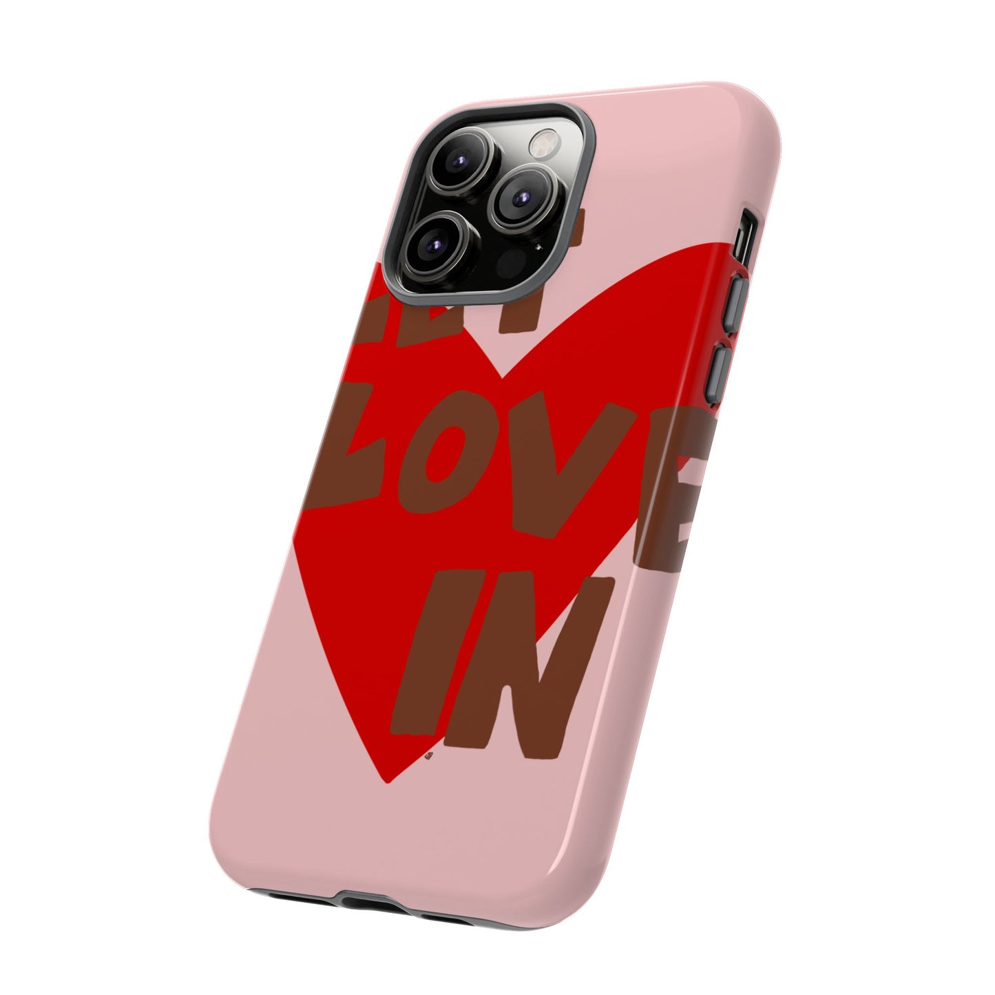 "let love in" phone case