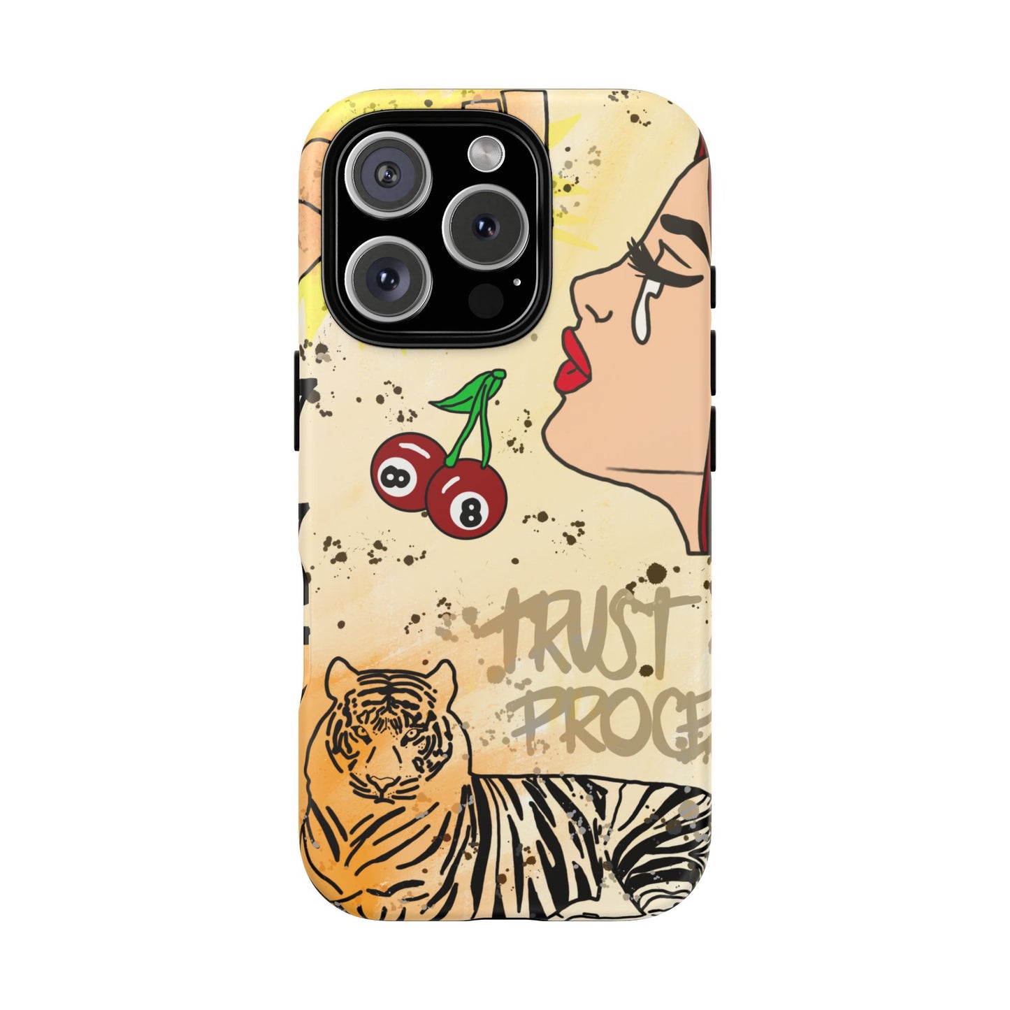 "trust the process" phone case