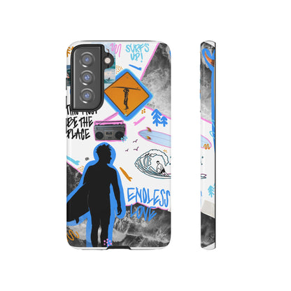 "surf's up" phone case